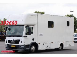 Schade vrachtwagen MAN TGL 8.190 Robrise Horsetruck + Camper Camera 61.047 KM!! 2019/3